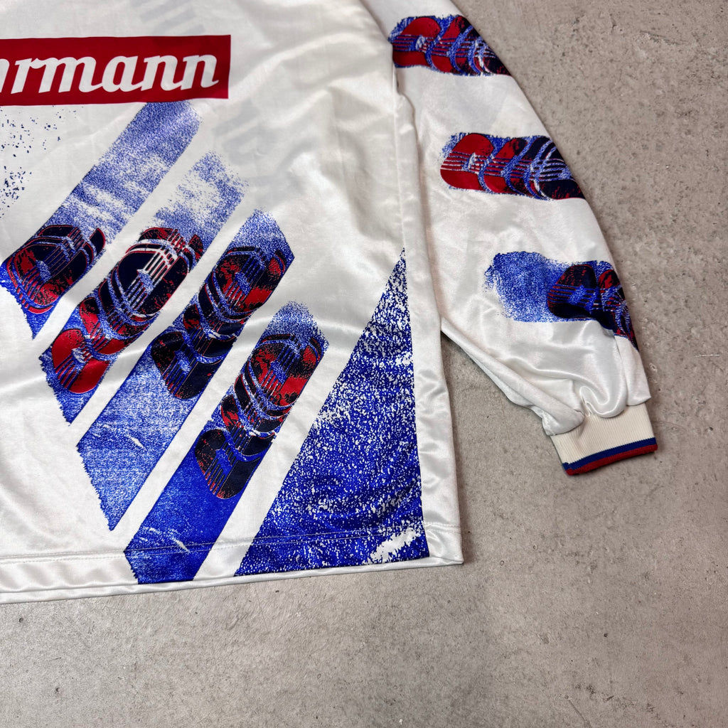 Original Karlsruher SC Erbacher Heim Trikot 1994/95 Langarm, Gr.L