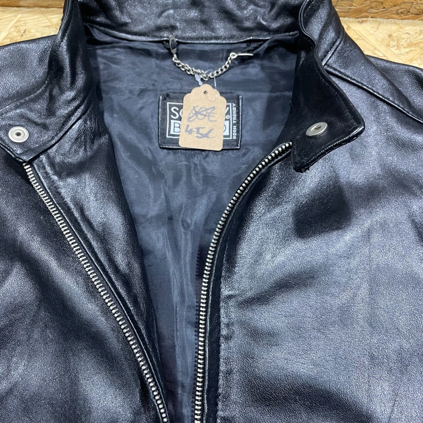 Vintage Leder Jacke