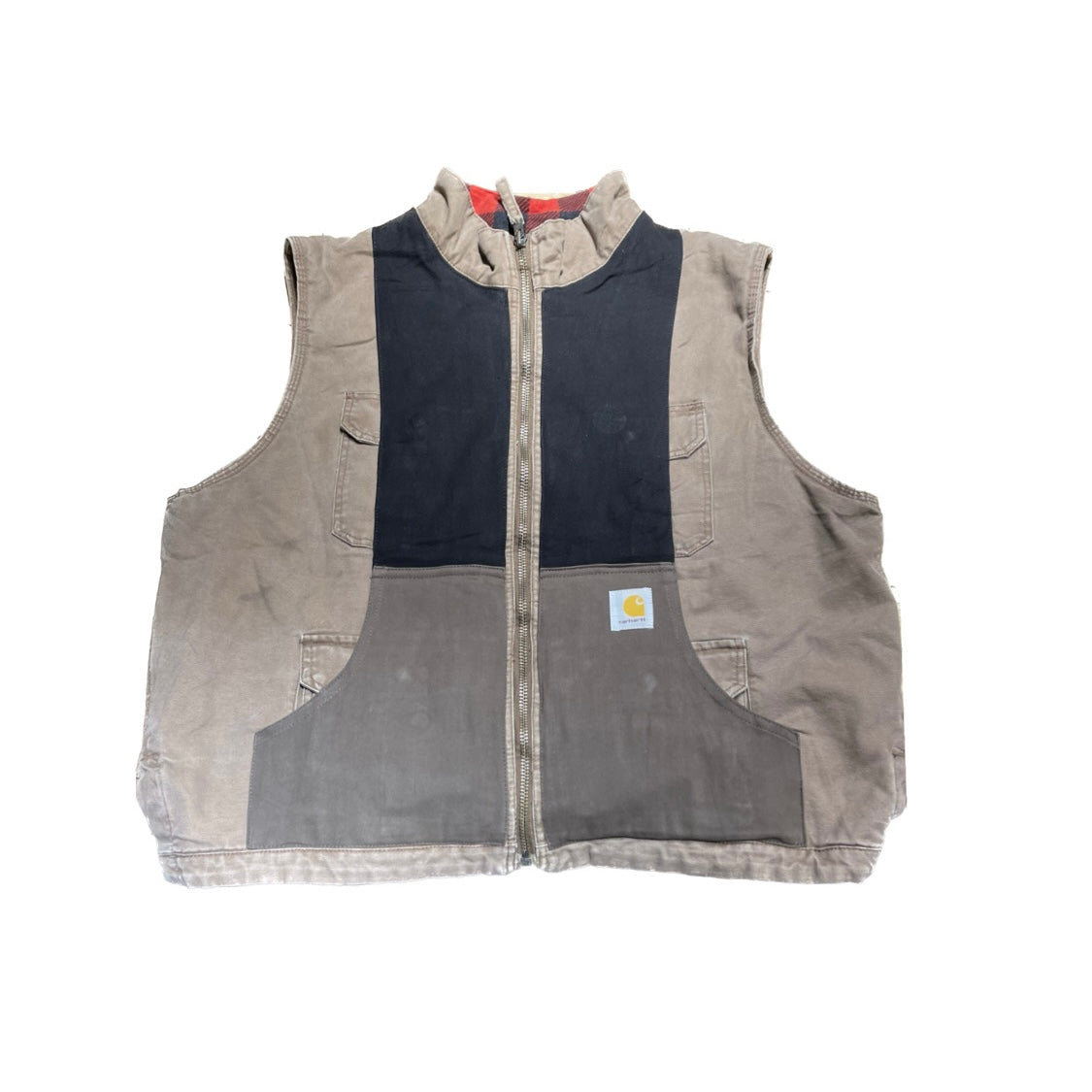 Reworked Carhartt Patchwork Weste