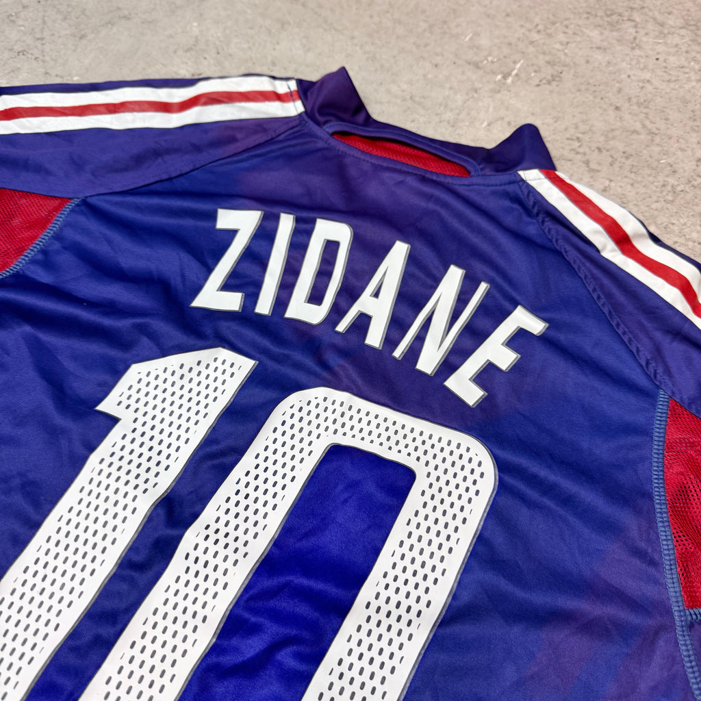 Vintage Frankreich 2004,Zinédine Zidane , Adidas, Gr. XL