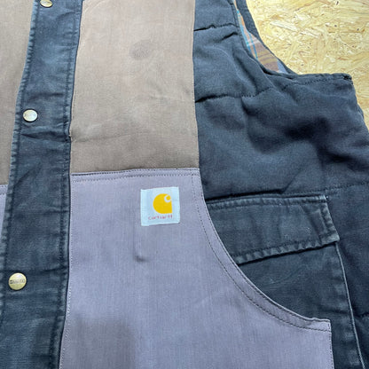 Reworked Carhartt Patchwork Weste