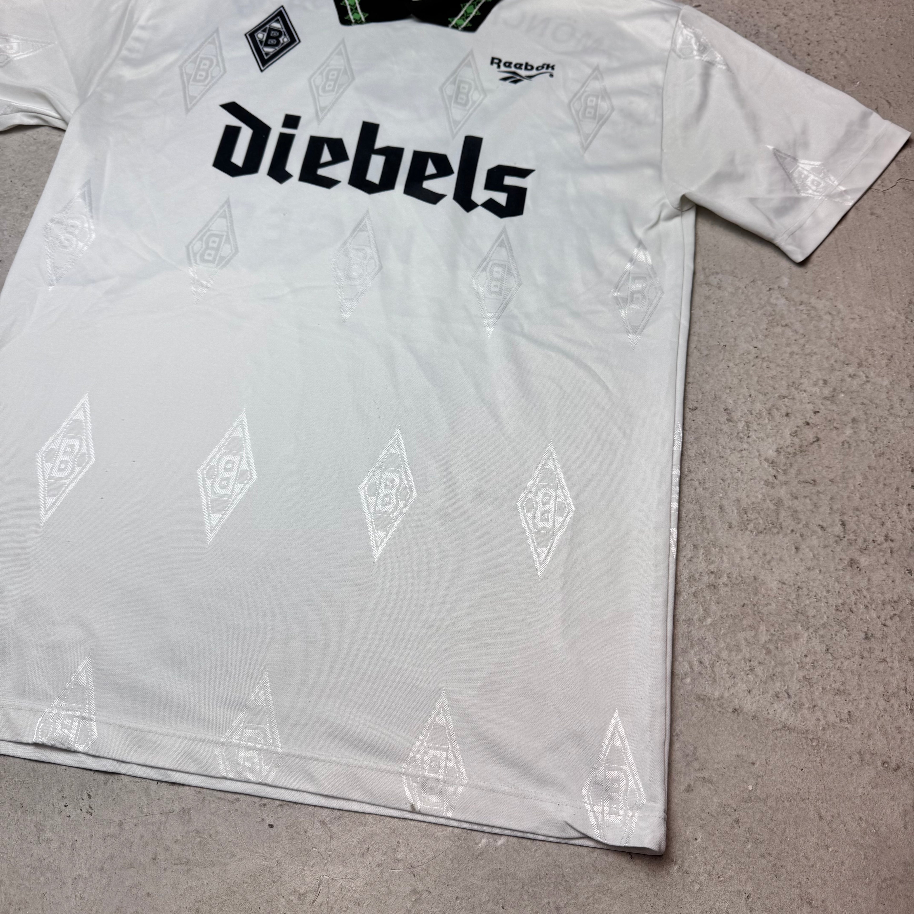 Borussia Mönchengladbach Heimtrikot von 1995, Reebok mit Diebels Sponsor XXL