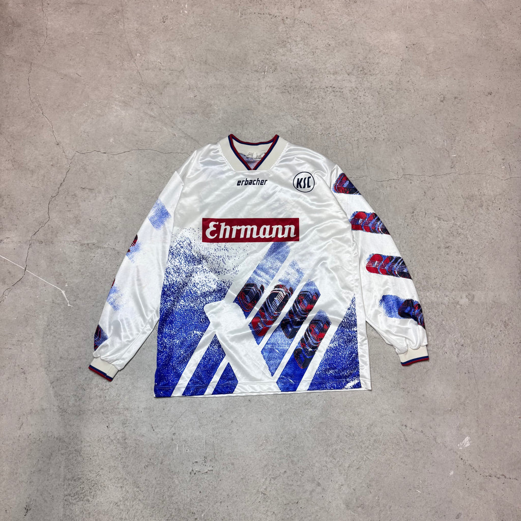 Original Karlsruher SC Erbacher Heim Trikot 1994/95 Langarm, Gr.L
