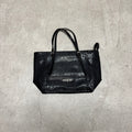 Guess Handtasche Schwarz Vintage Logo-Muster 25x39cm