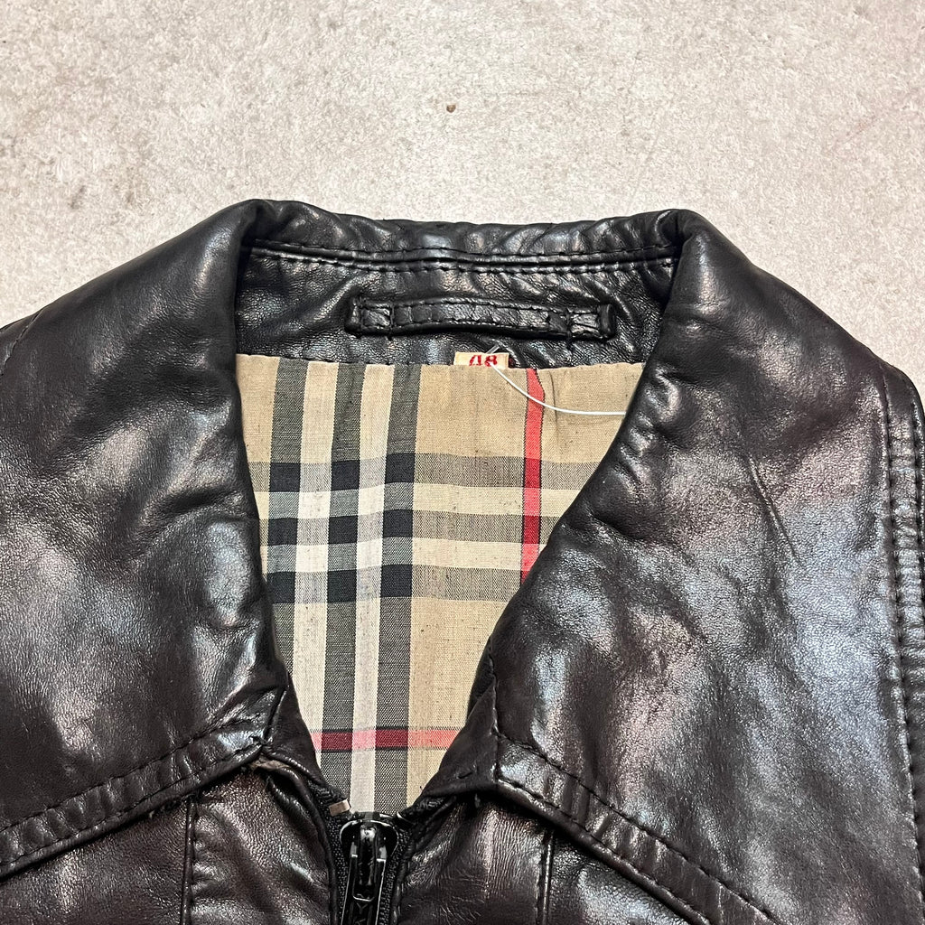 italienische Echt Leder Jacke M