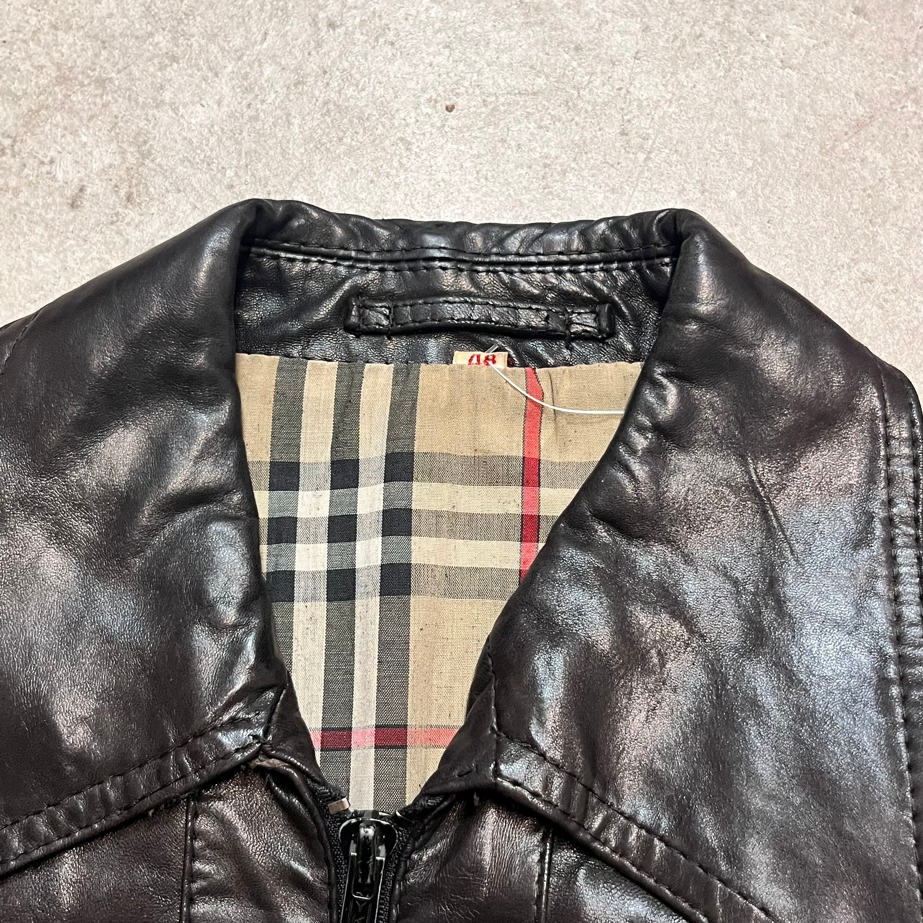 italienische Echt Leder Jacke M