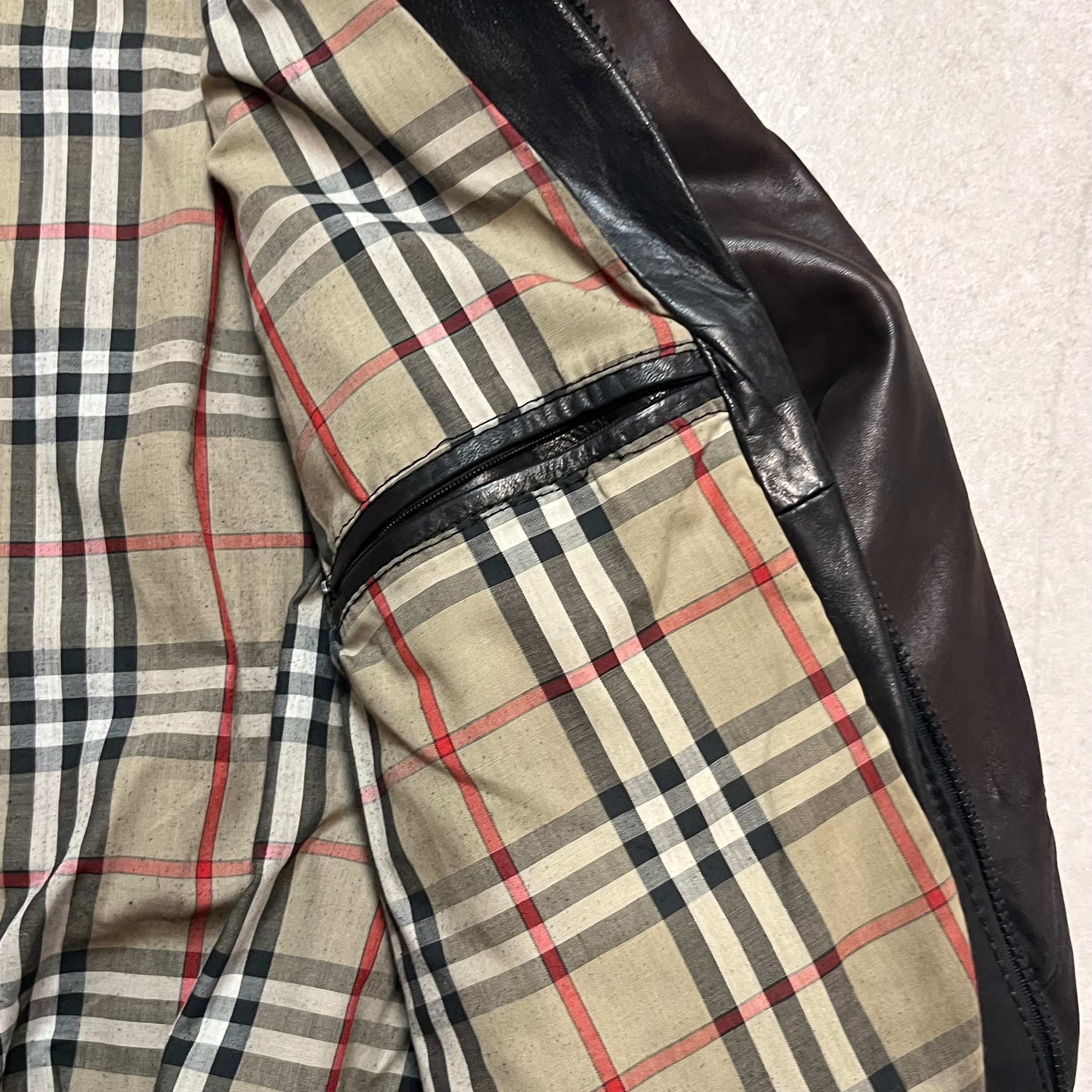 italienische Echt Leder Jacke M