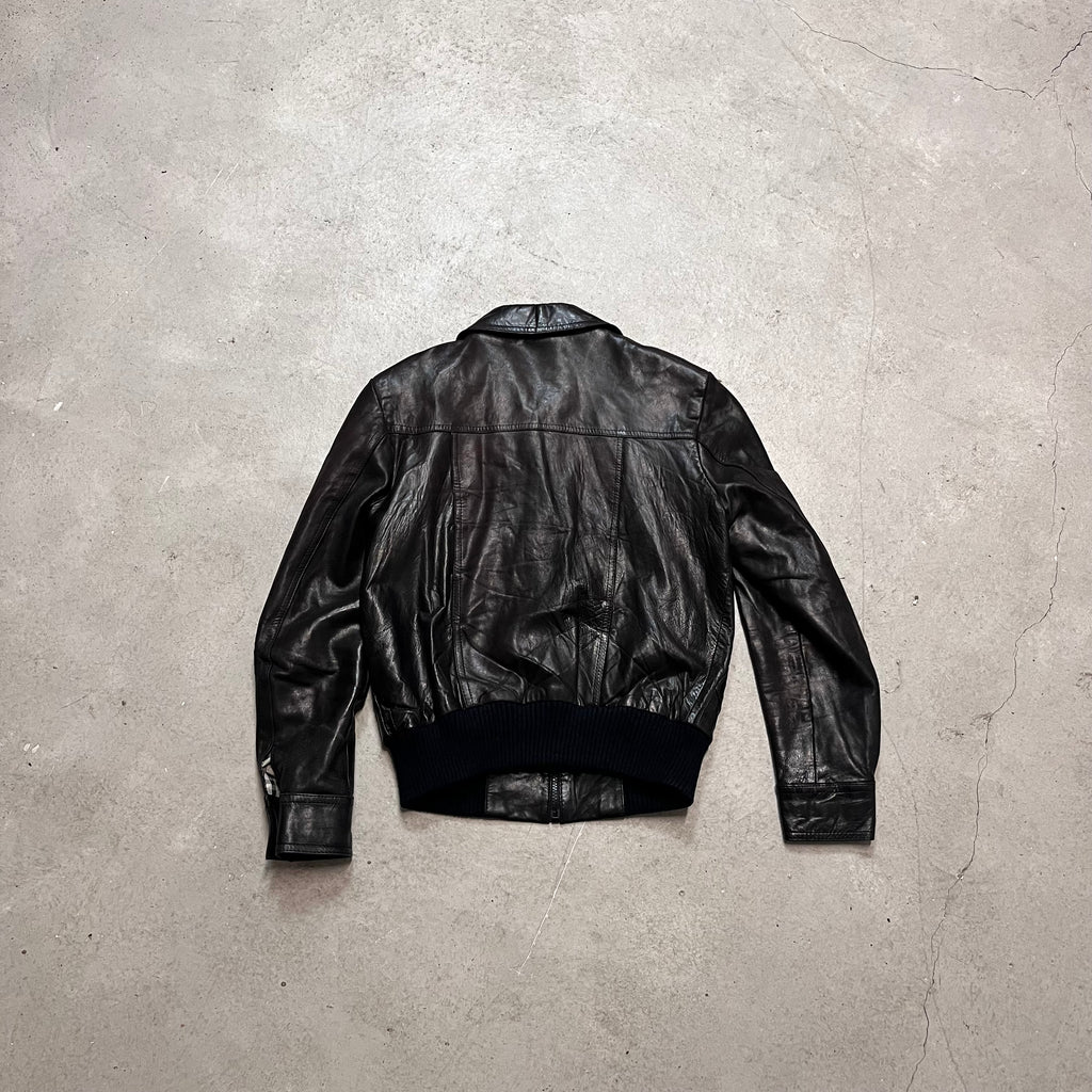 italienische Echt Leder Jacke M