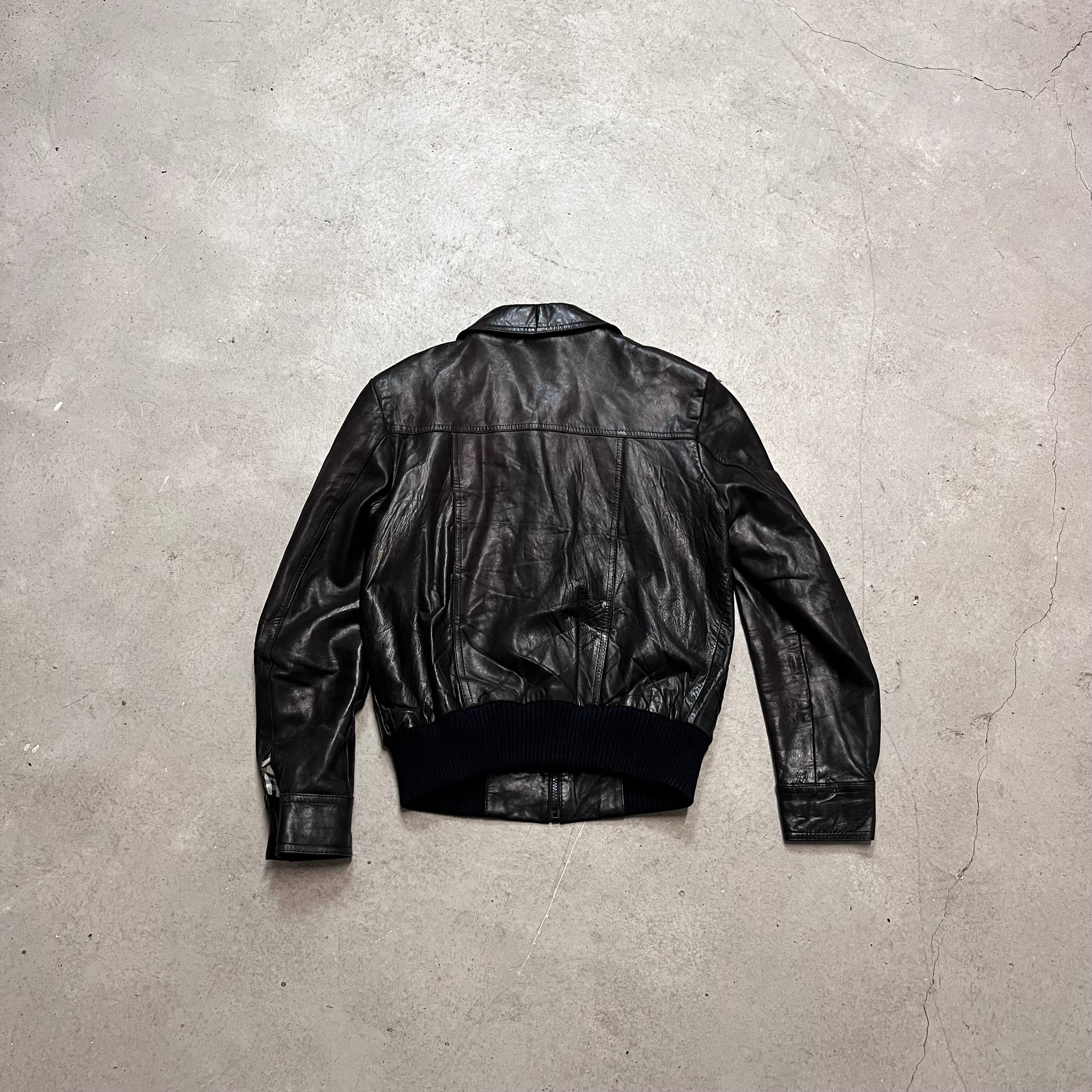 italienische Echt Leder Jacke M