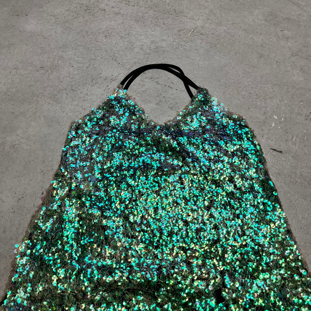 Pailletten Party top L