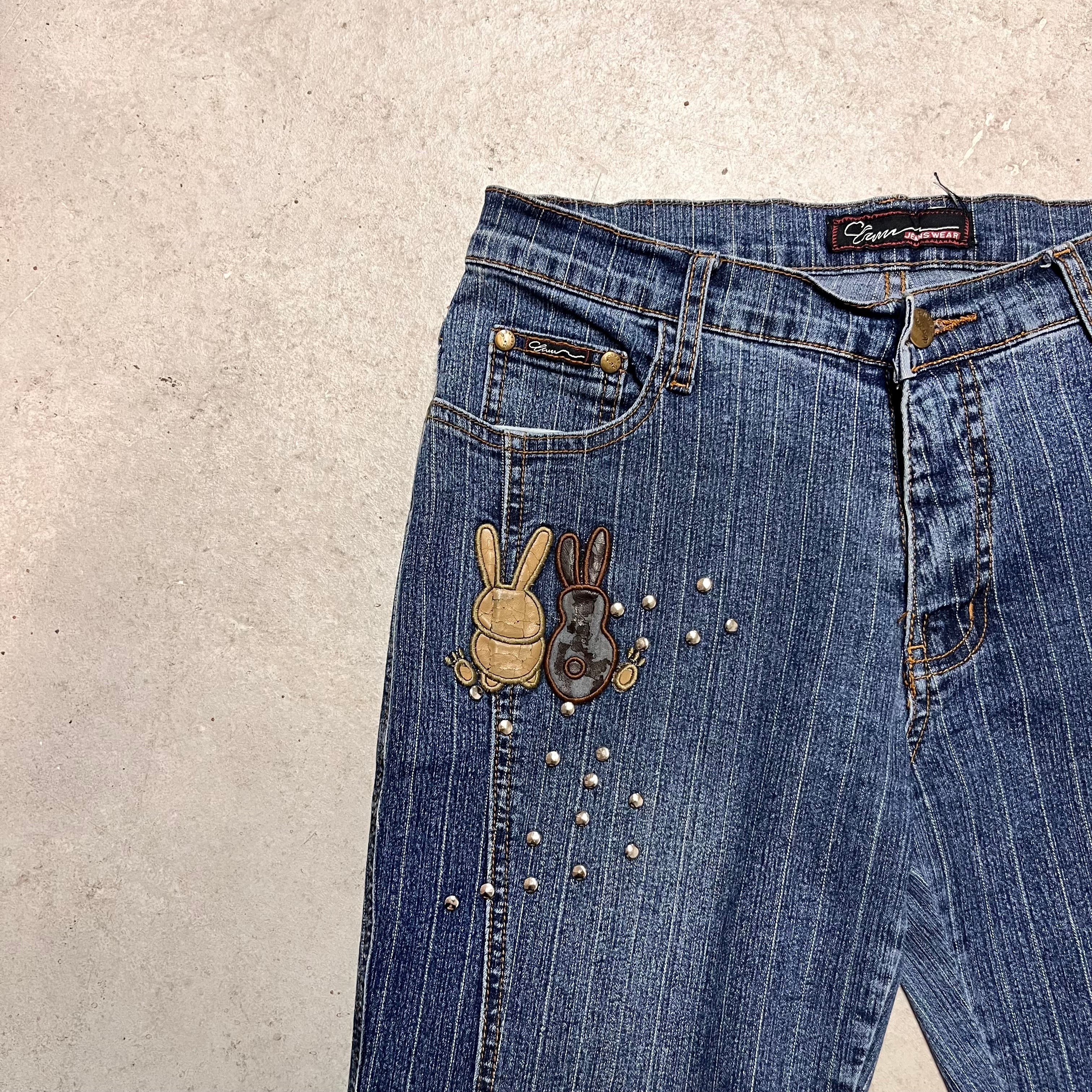 Schlaghose womens Y2K bunny L