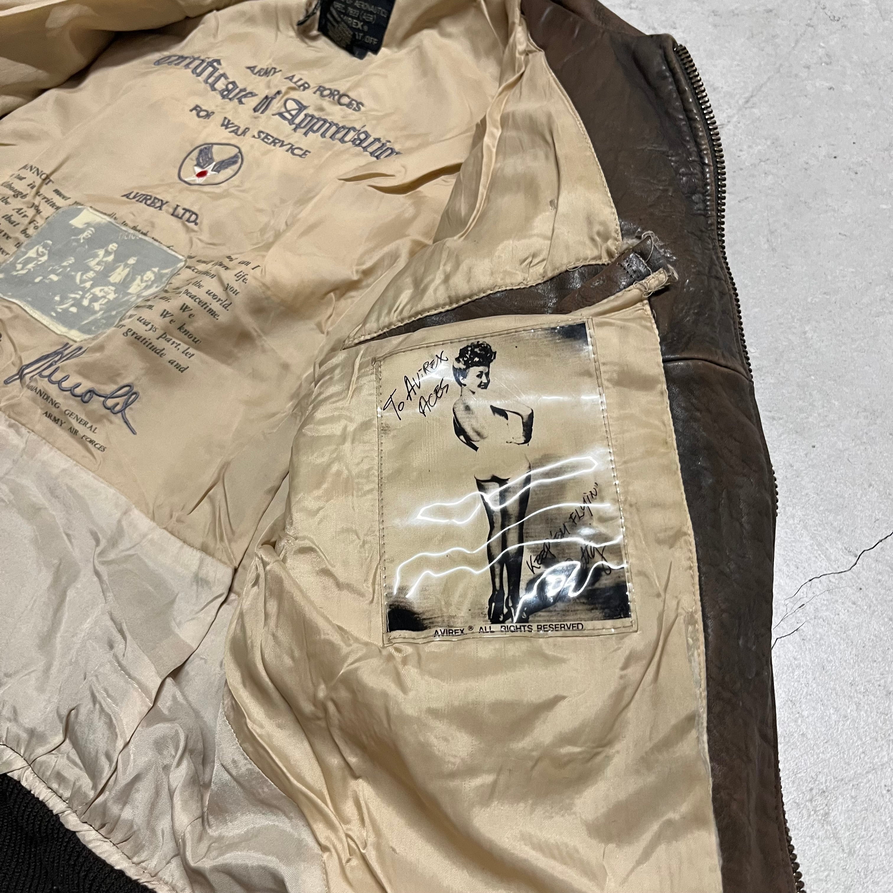 Avirex Fliegerjacke US. Navy L