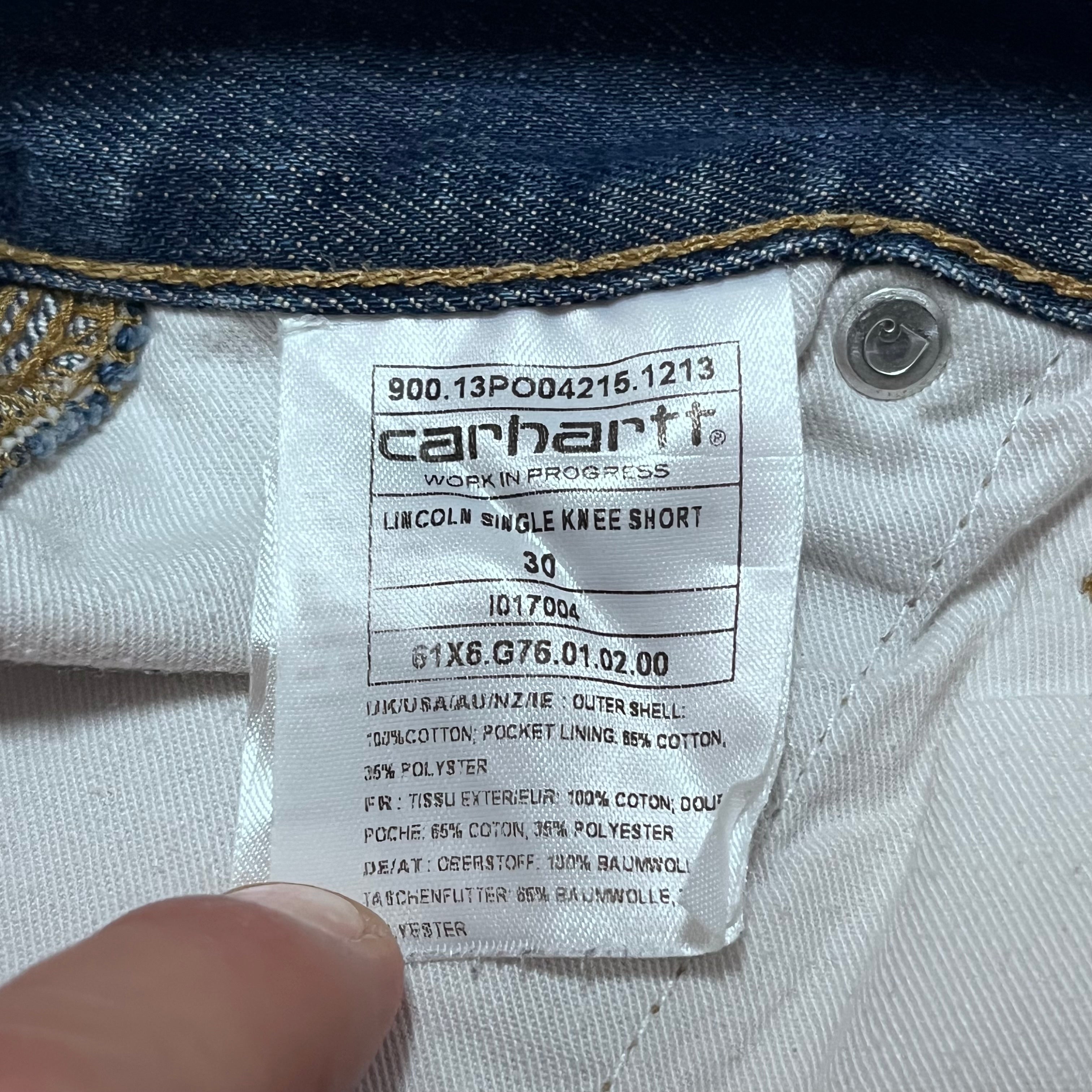 Carhartt Single Knee Short 30