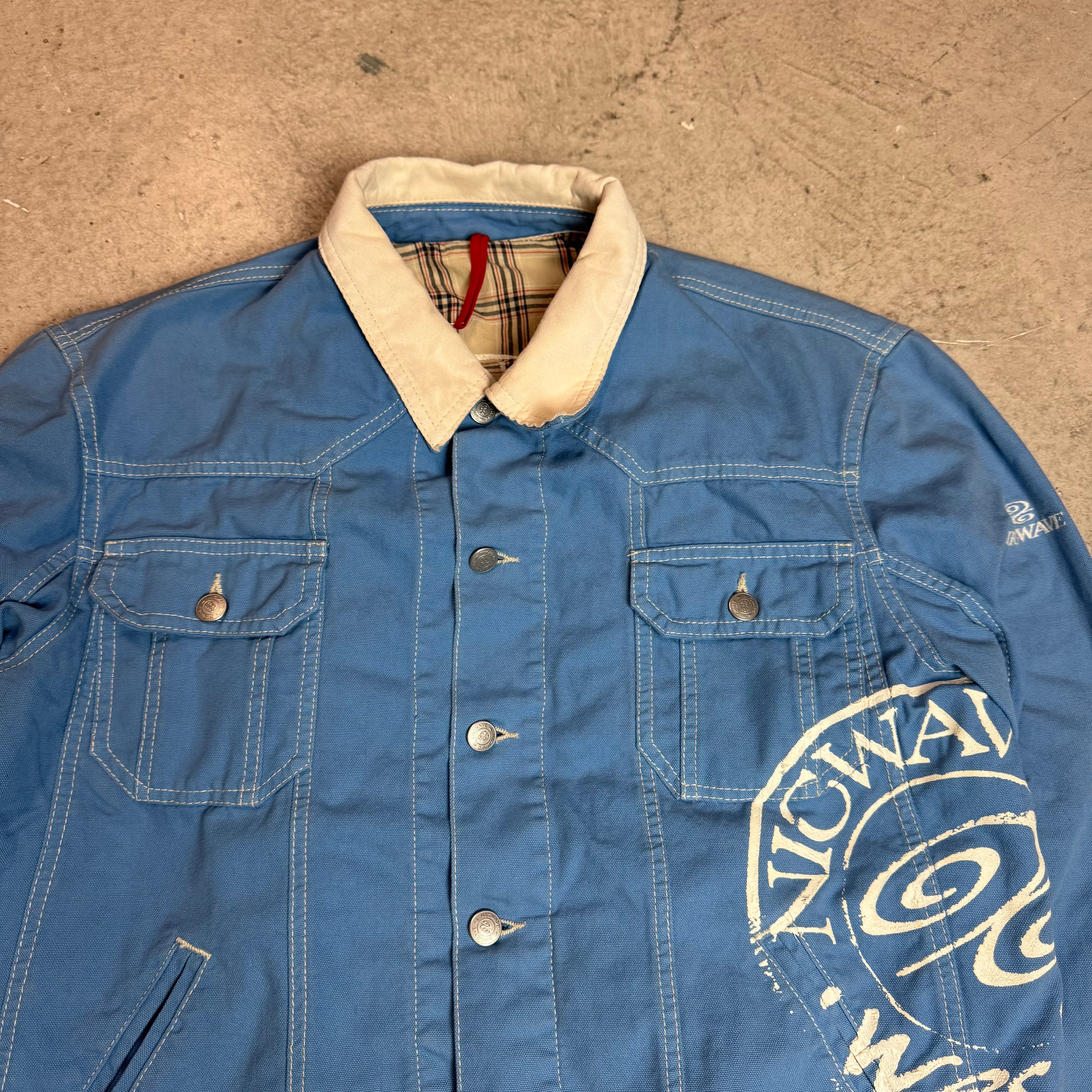 y2k Harringtonjeansjacke L