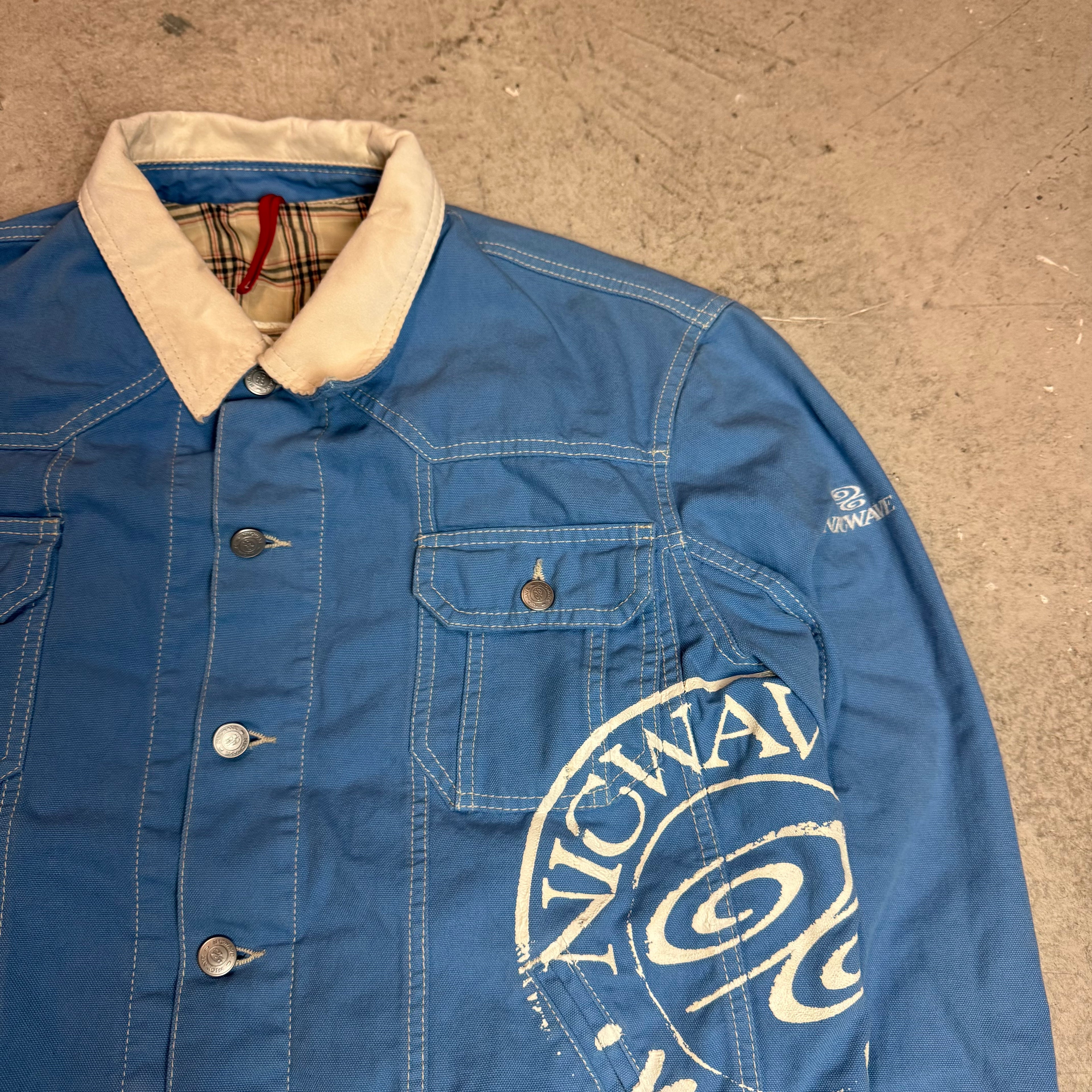 y2k Harringtonjeansjacke L