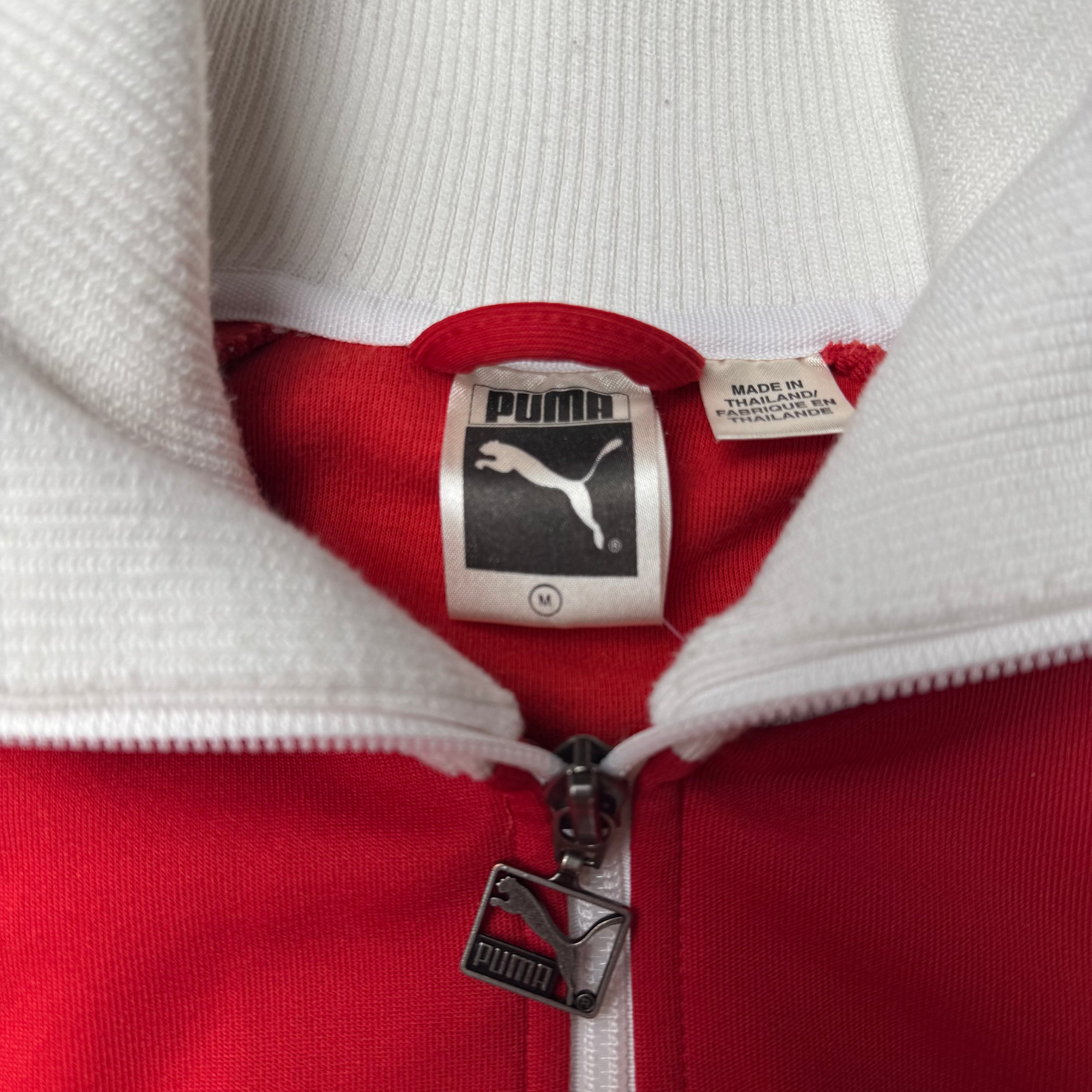 Vintage Puma Trackjacke kurzarm M