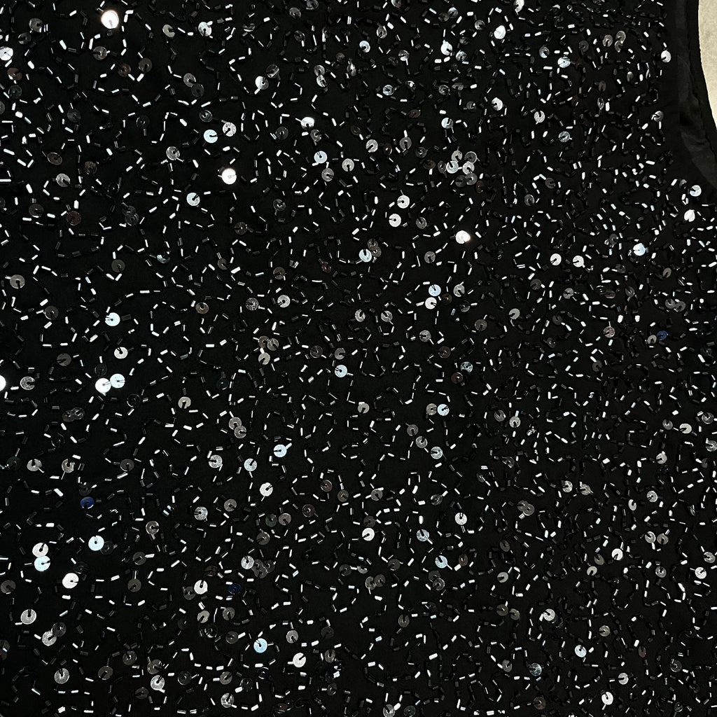 Glitzer Perlentop