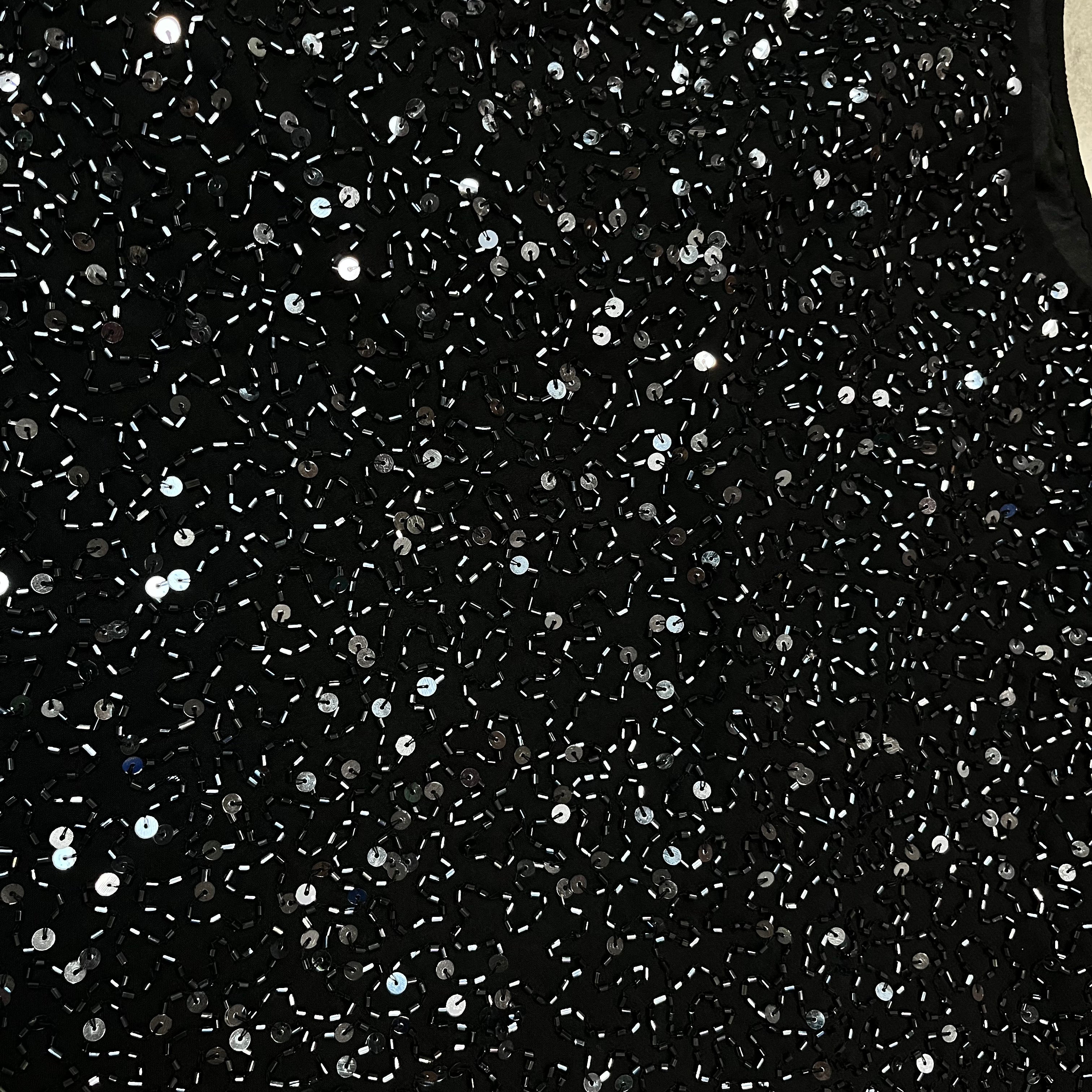 Glitzer Perlentop