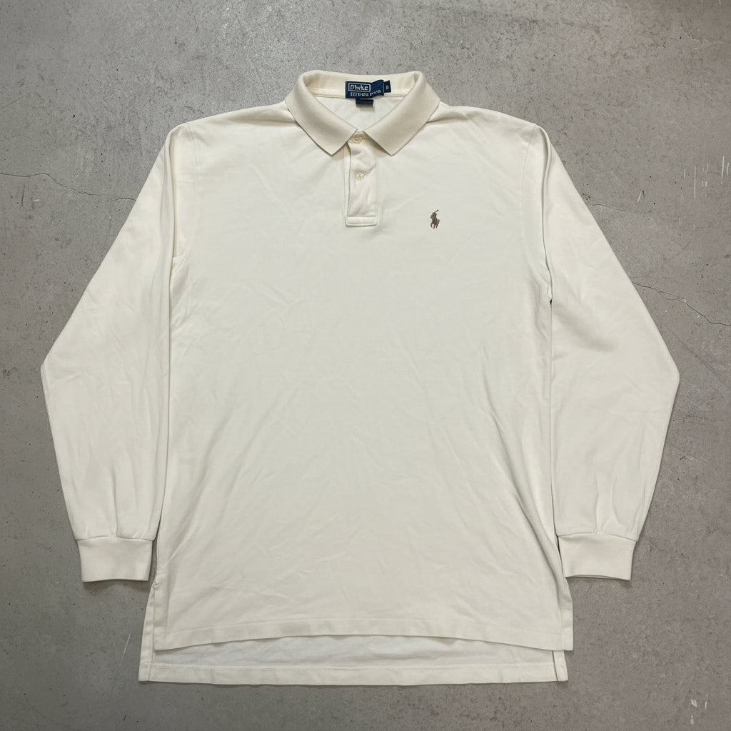 Vintage Polo Ralph Lauren Longsleeve L weiß
