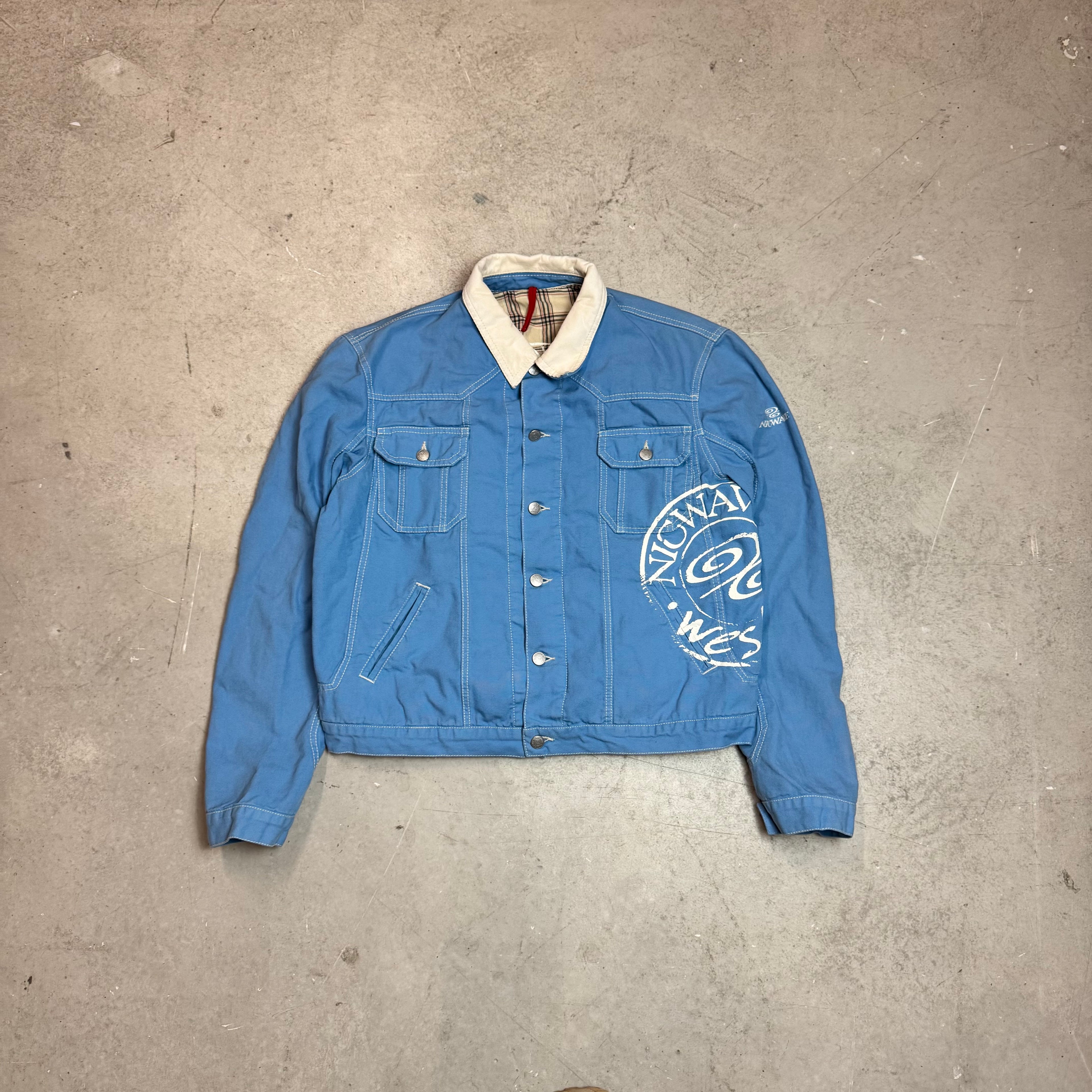 y2k Harringtonjeansjacke L