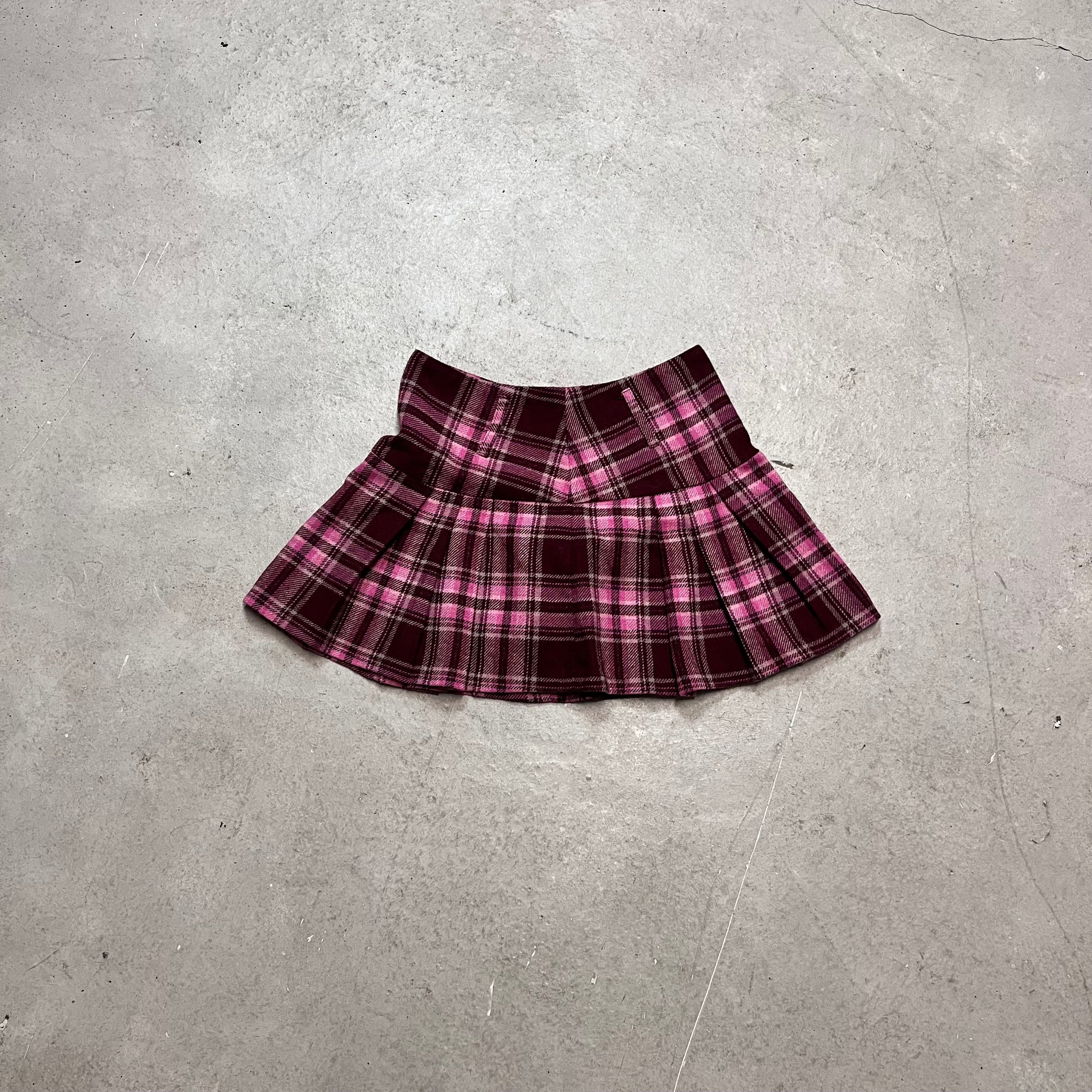 y2k mini Schottenrock gr36